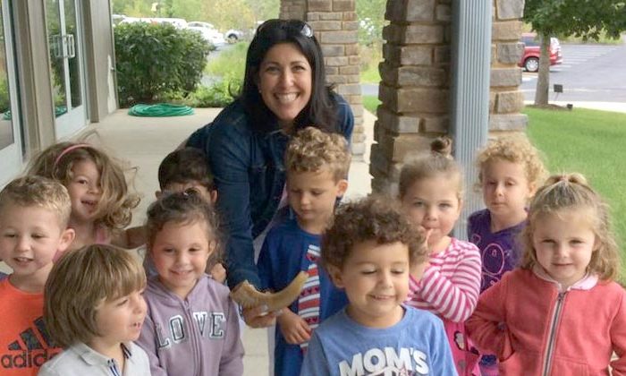 trudi krames with early childhood students