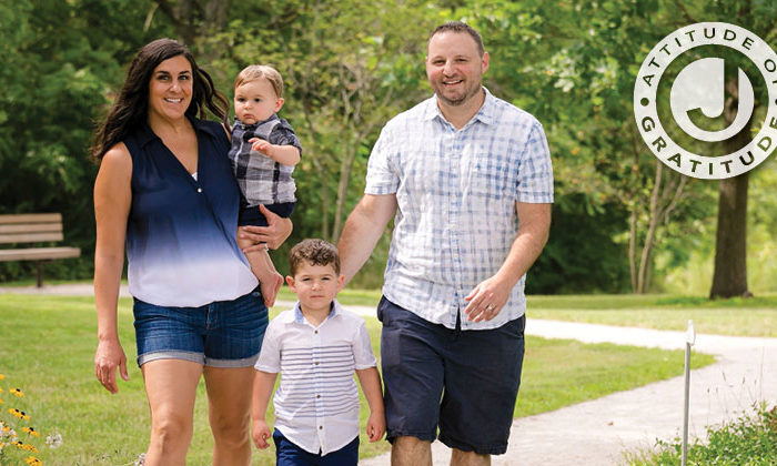 family with two children