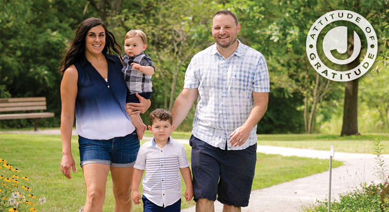 family with two children