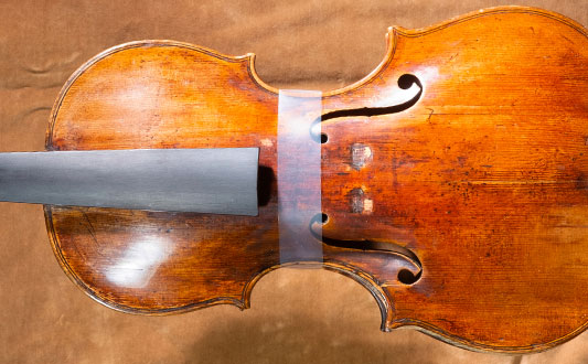 Buried violin