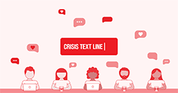 crisis text line logo