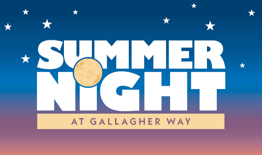 summer night at gallagher way