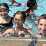 apachi campers in the pool